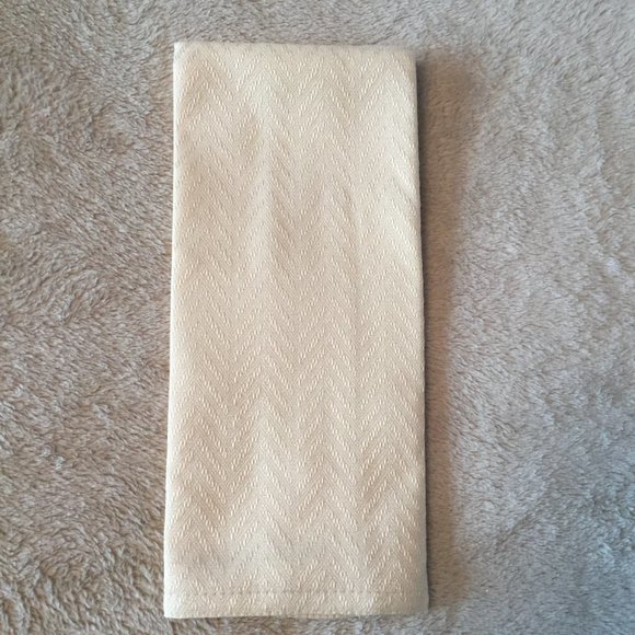 Ralph Lauren set of 8 napkins cream - Picture 2 of 5